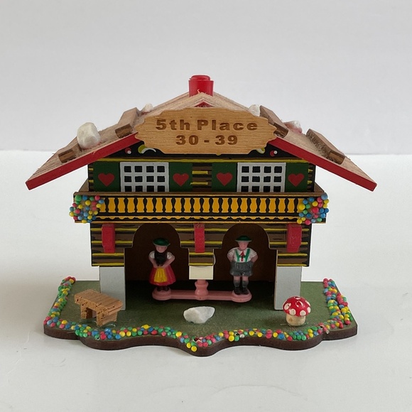 German Wood Black Forest weather house mushroom Made In Germany - Picture 1 of 10